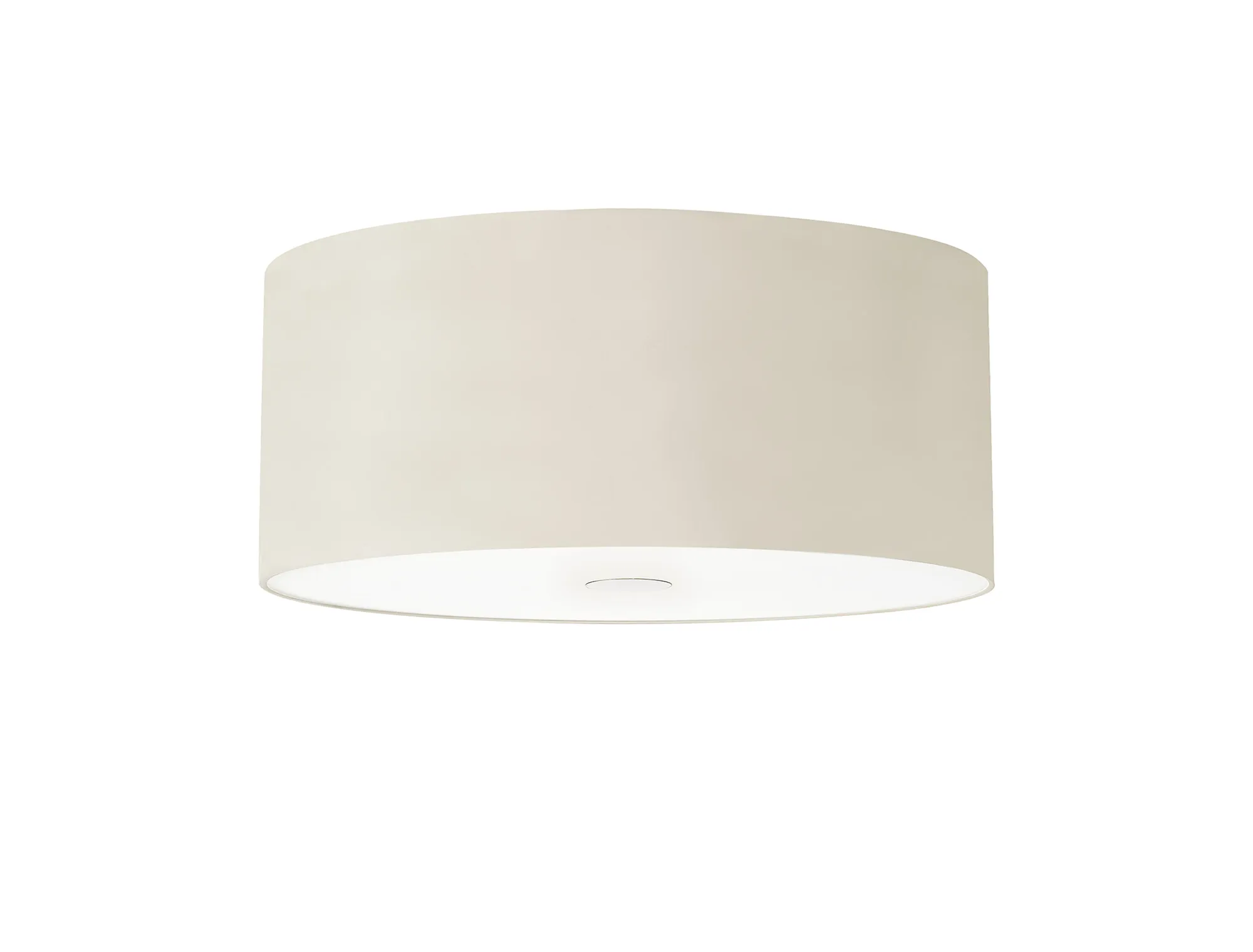 Baymont 50cm Flush 5 Light Ivory Pearl, Frosted Polished Chrome Detail Diffuser DK1073  Deco Baymont WH IV